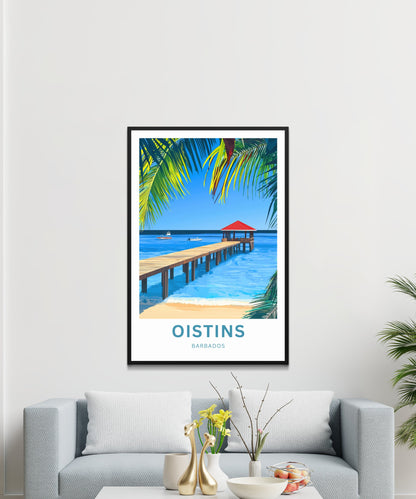 Oistins Travel Print - Peaceful Landscape