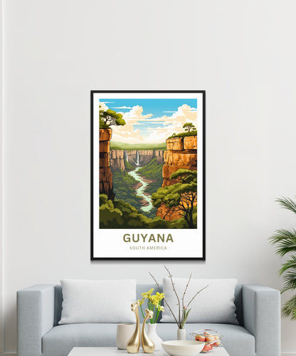 Guyana Travel Poster