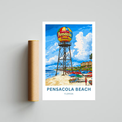 Pensacola Travel Print