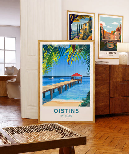 Oistins Travel Print - Peaceful Landscape