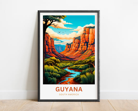 Guyana Travel Poster