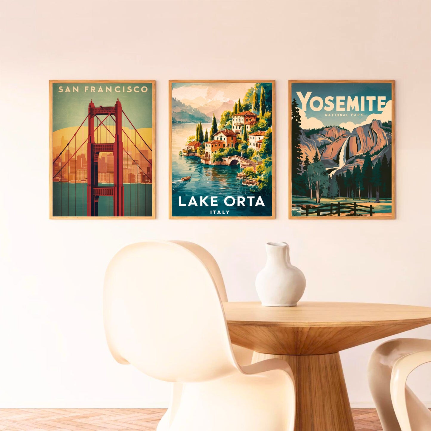 Lake Orta Vintage Travel Poster