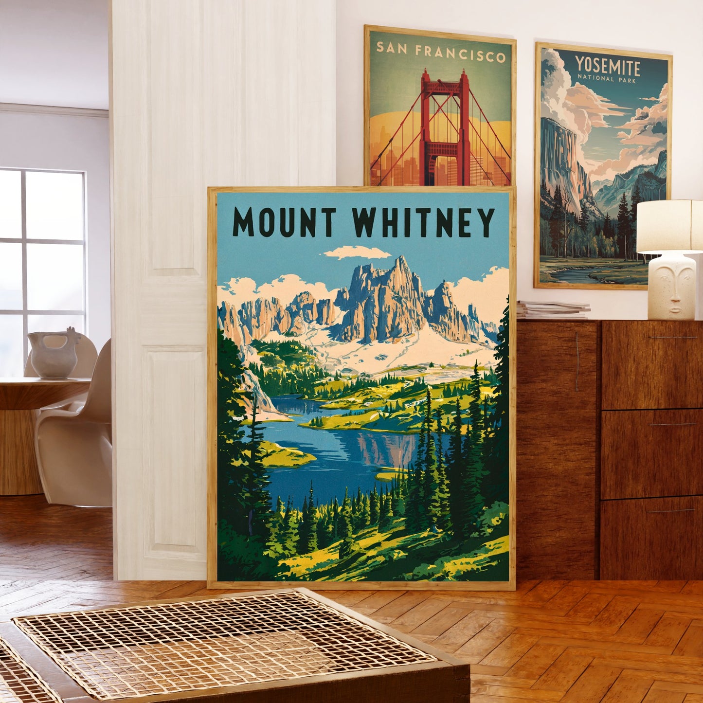 Mount Whitney Vintage Travel Poster