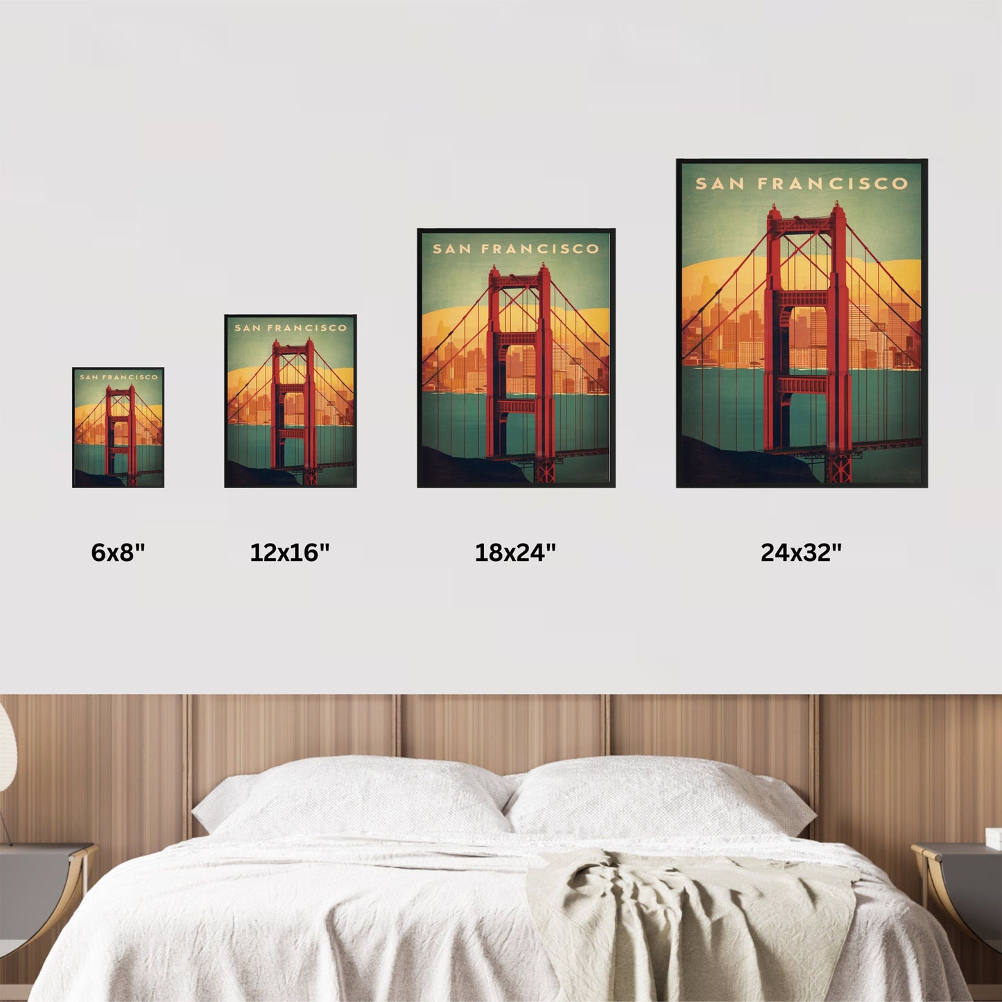 San Francisco Vintage Travel Poster