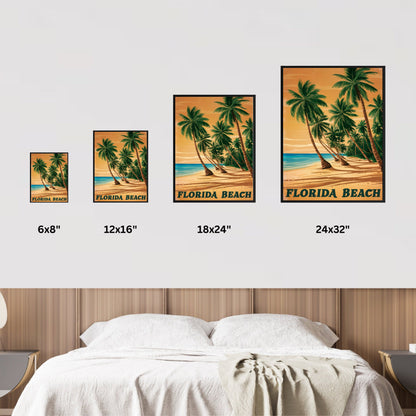 Florida Vintage Travel Poster - Coastal Charms