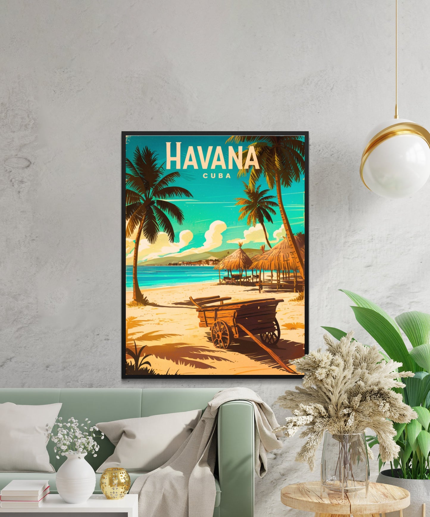 Havana Vintage Travel Poster