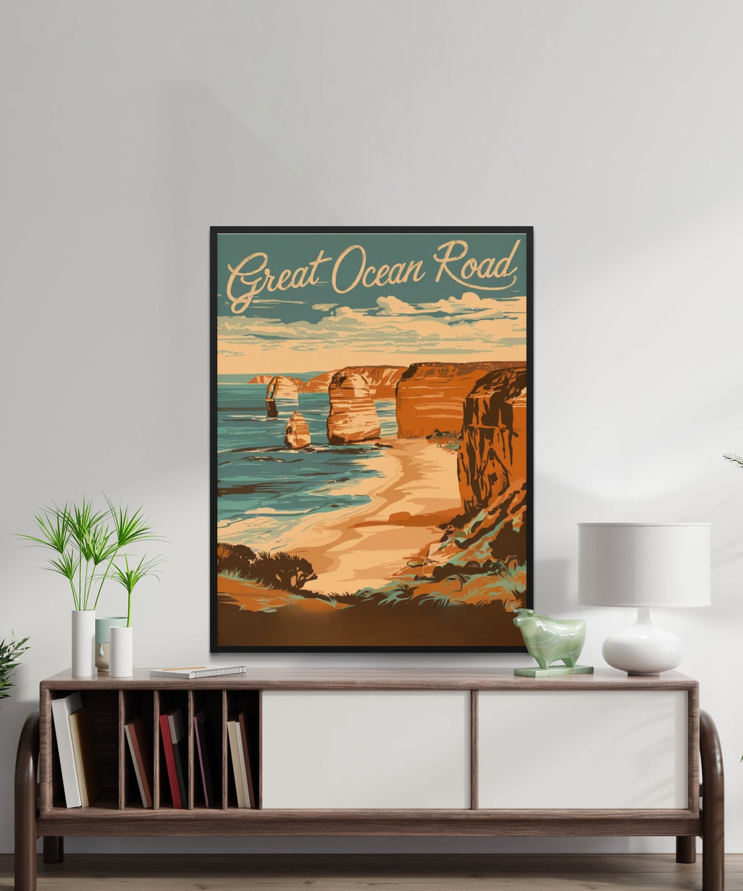 Great Ocean Road Vintage Travel Poster - Charming Destination