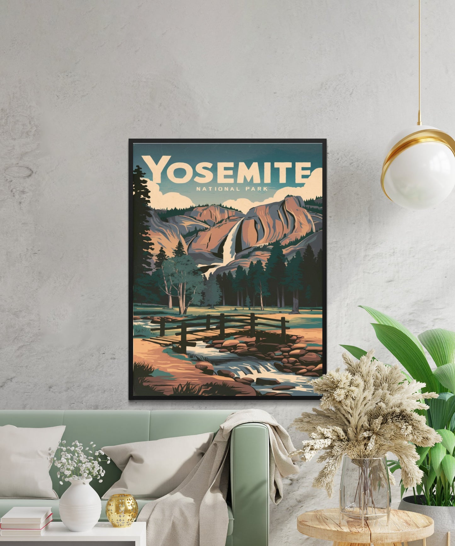 Yosemite Vintage Travel Poster - Natural Serenity