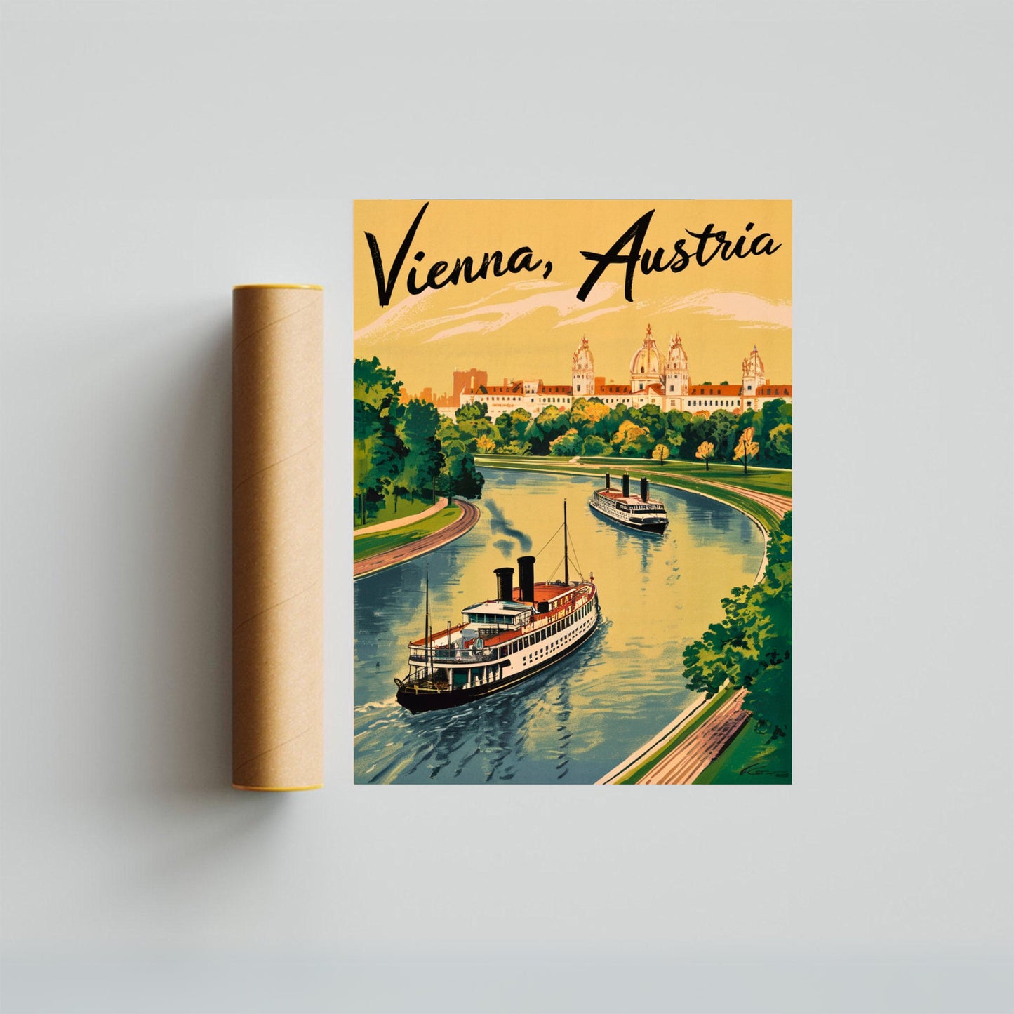 Vienna Vintage Travel Poster