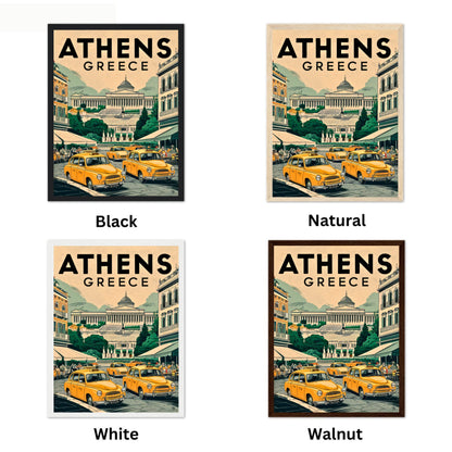 Athens Vintage Travel Poster