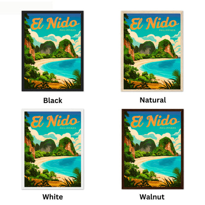 El Nido Vintage Travel Poster