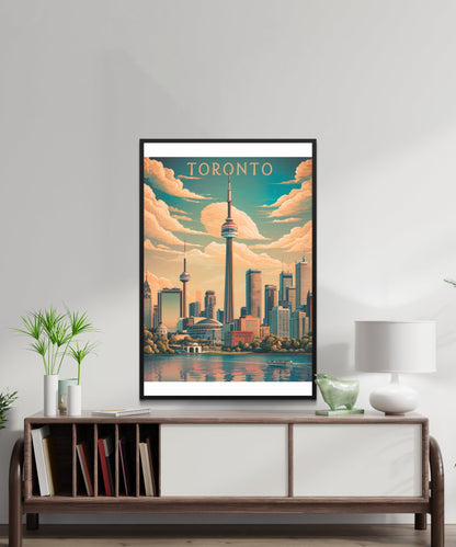 Toronto Vintage Travel Poster