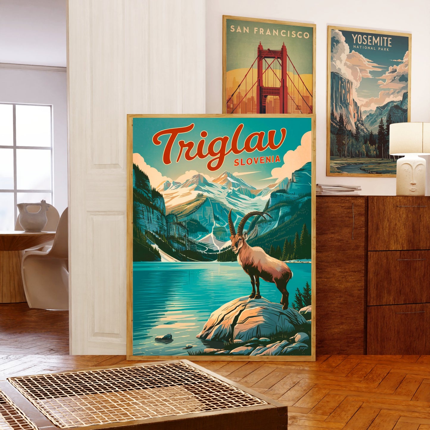 Triglav Vintage Travel Poster