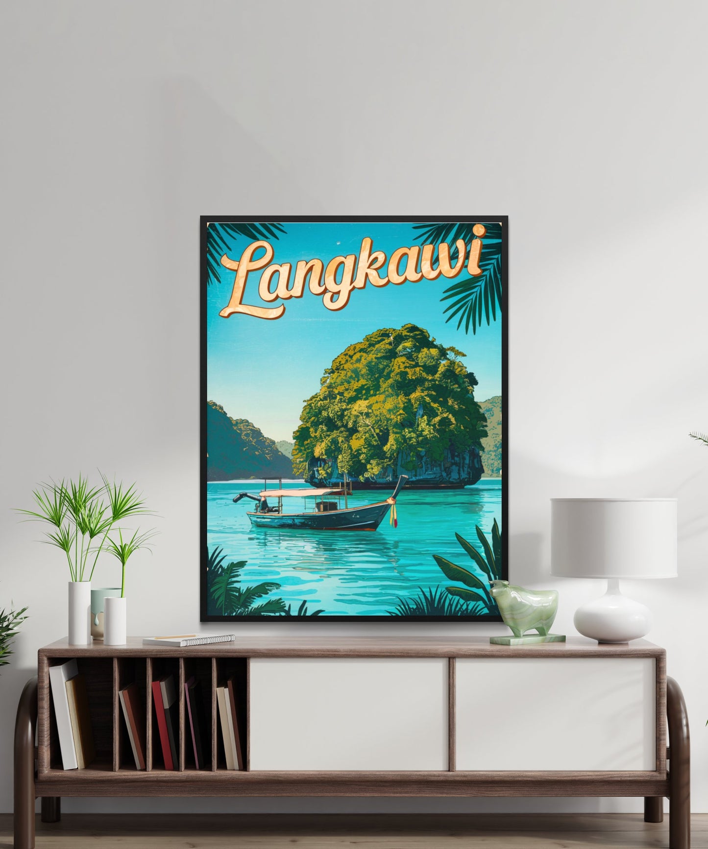 Langkawi  Vintage Travel Poster - Tropical Paradise