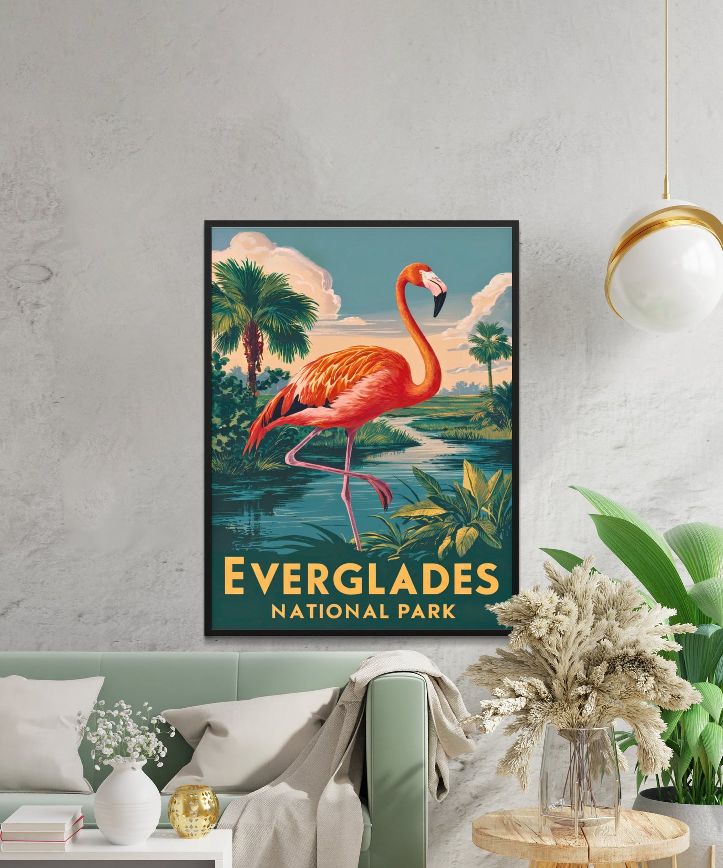 Everglades Vintage Travel Poster