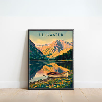 Ullswater Vintage Travel Poster