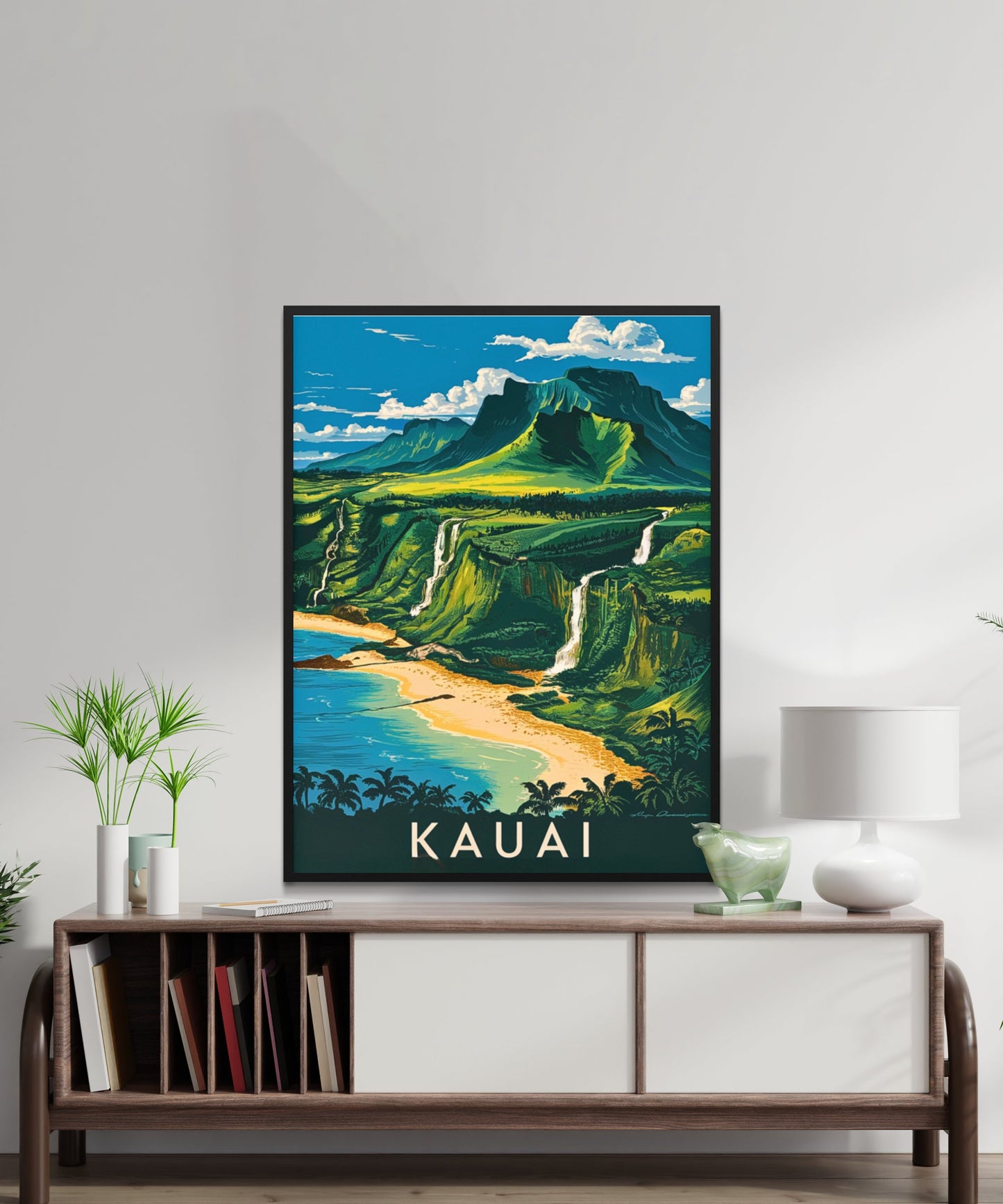 Kauai Vintage Travel Poster