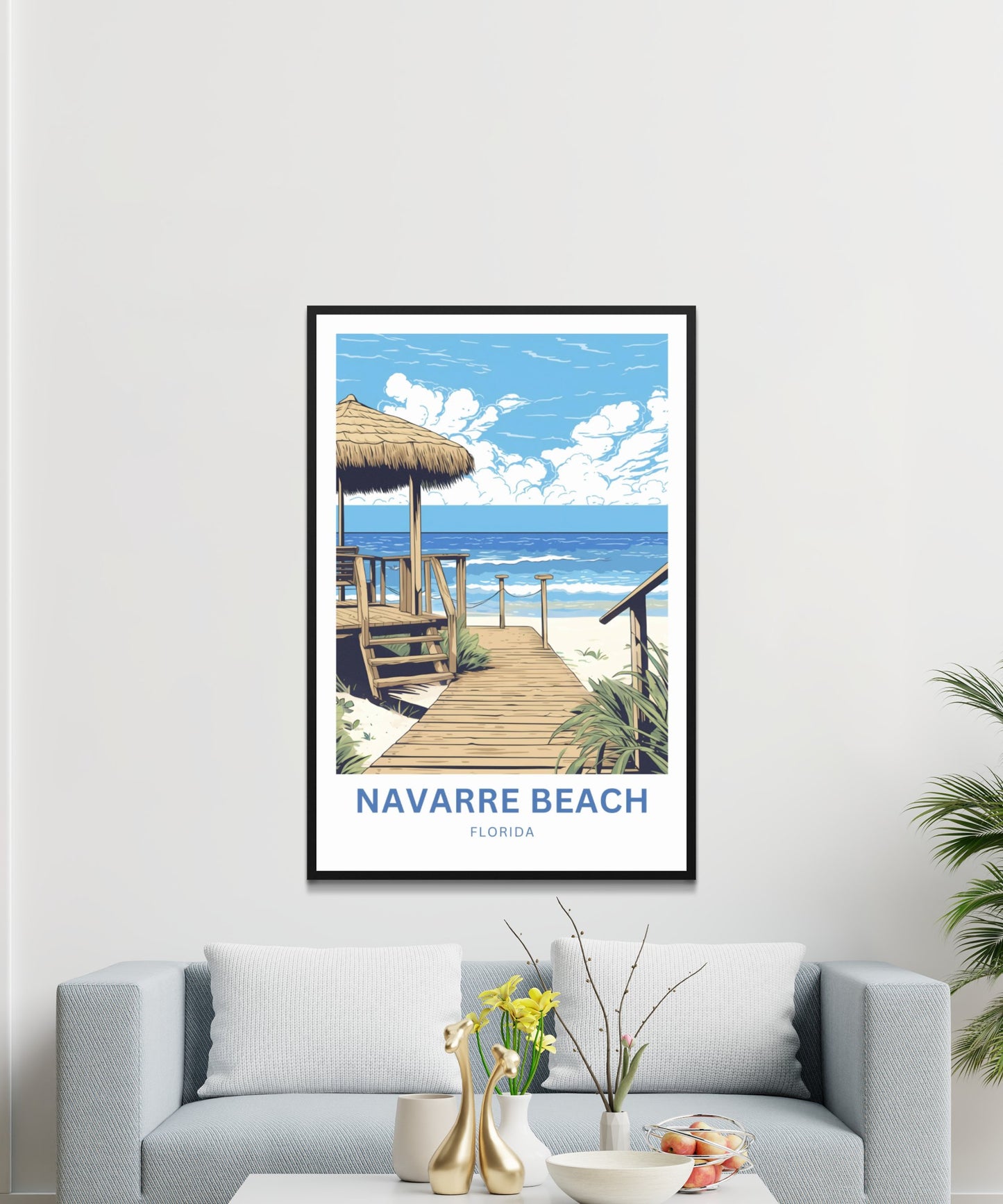 Navarre Beach Travel Poster