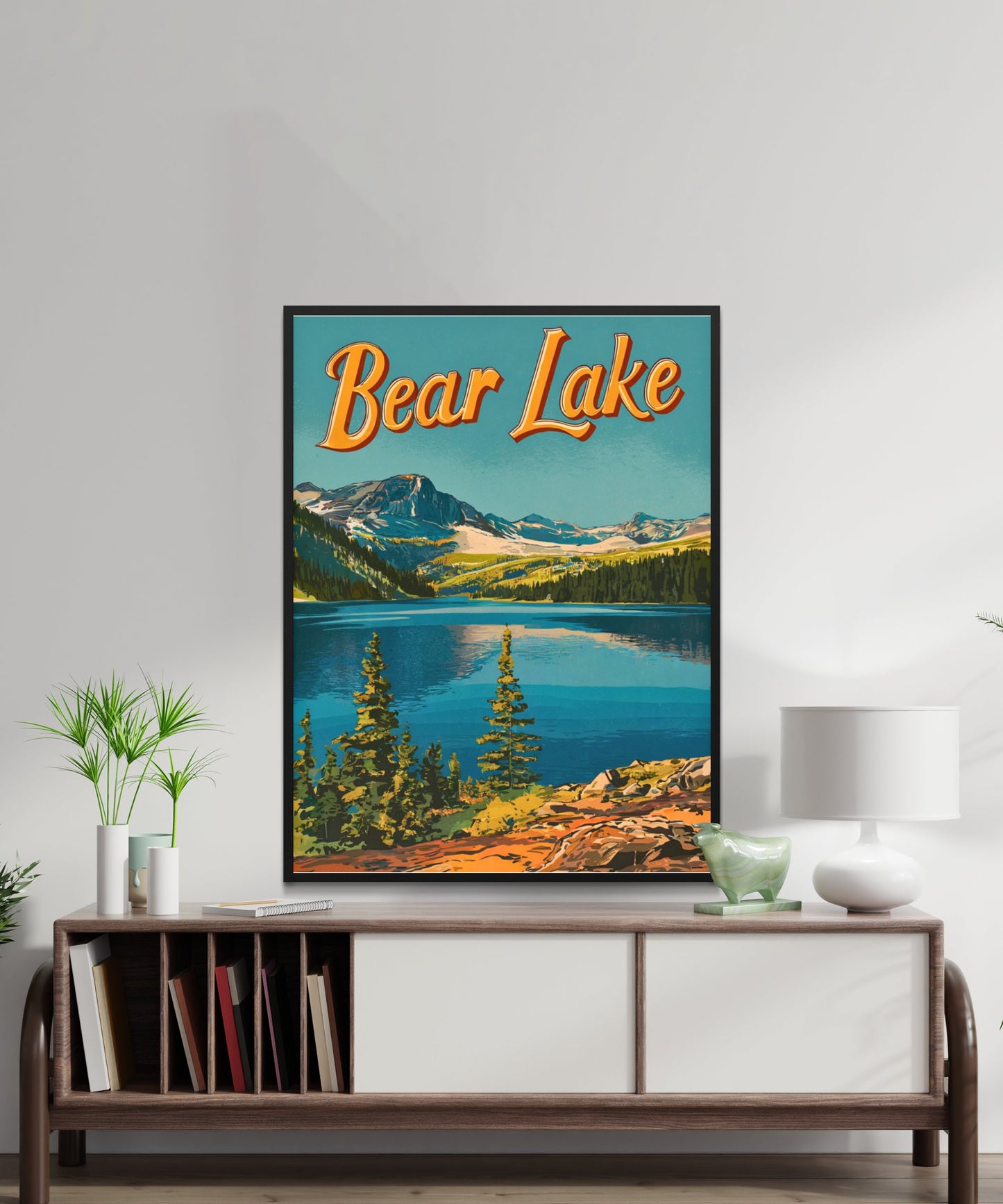 Bear Lake  Vintage Travel Poster