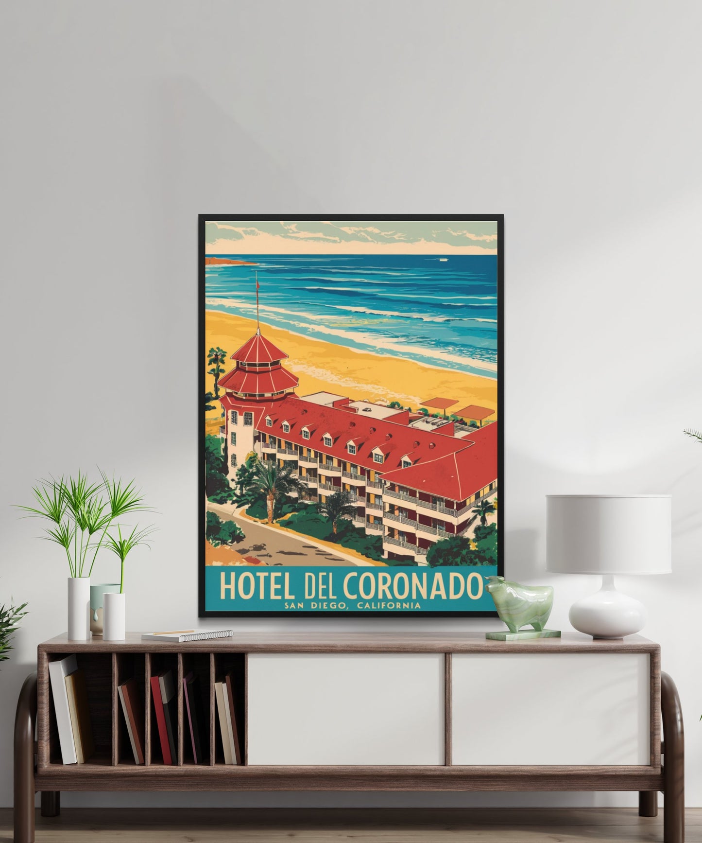 San Diego Vintage Travel Poster