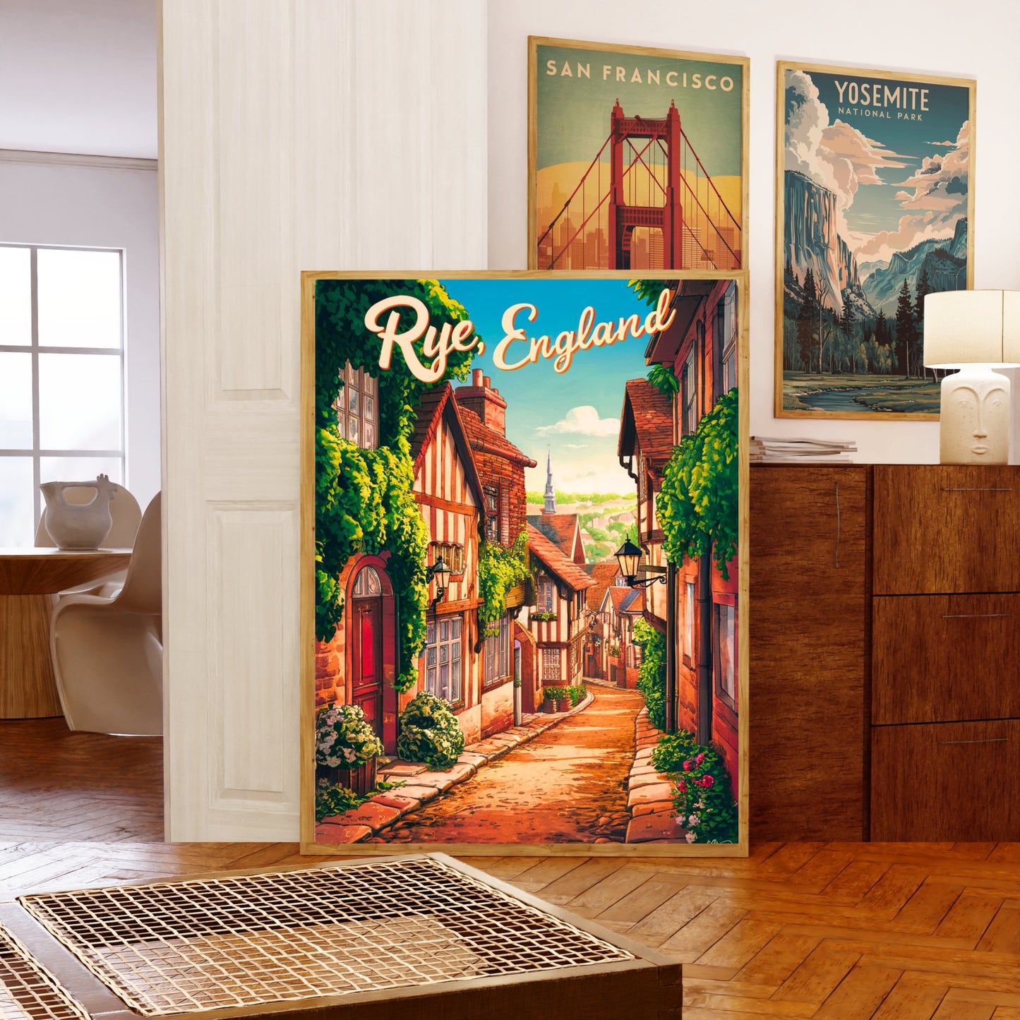 Rye Vintage Travel Poster