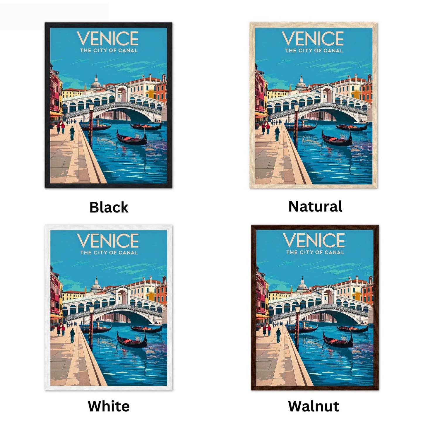 Venice Vintage Travel Poster