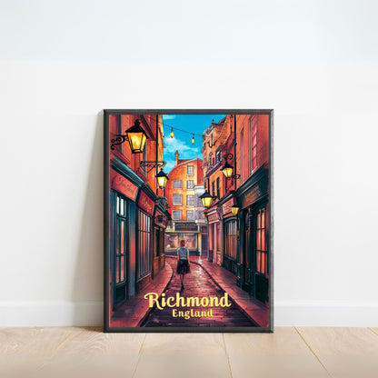 Richmond Vintage Travel Poster