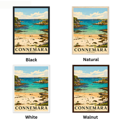 Connemara Vintage Travel Poster - Emerald Hills and Serene Lakes