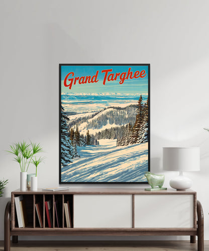 Grand Targhee Vintage Travel Poster