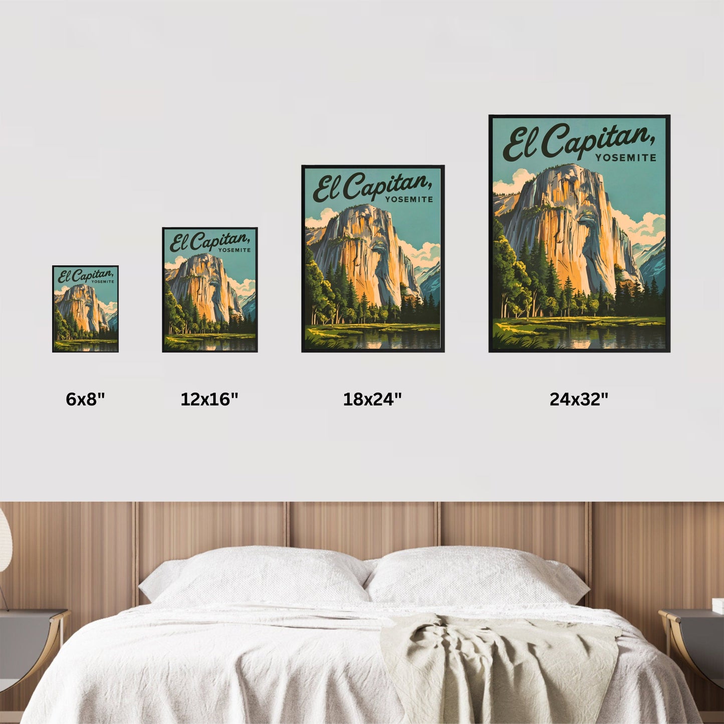 Yosemite El Capitan Vintage Travel Poster - Nature's Paradise