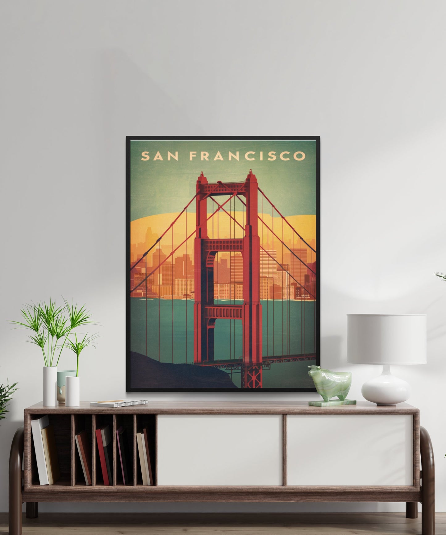 San Francisco Vintage Travel Poster