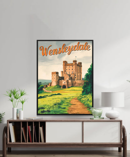 Wensleydale Vintage Travel Poster