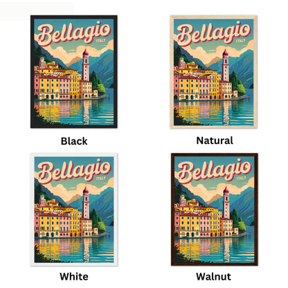 Bellagio Vintage Travel Poster