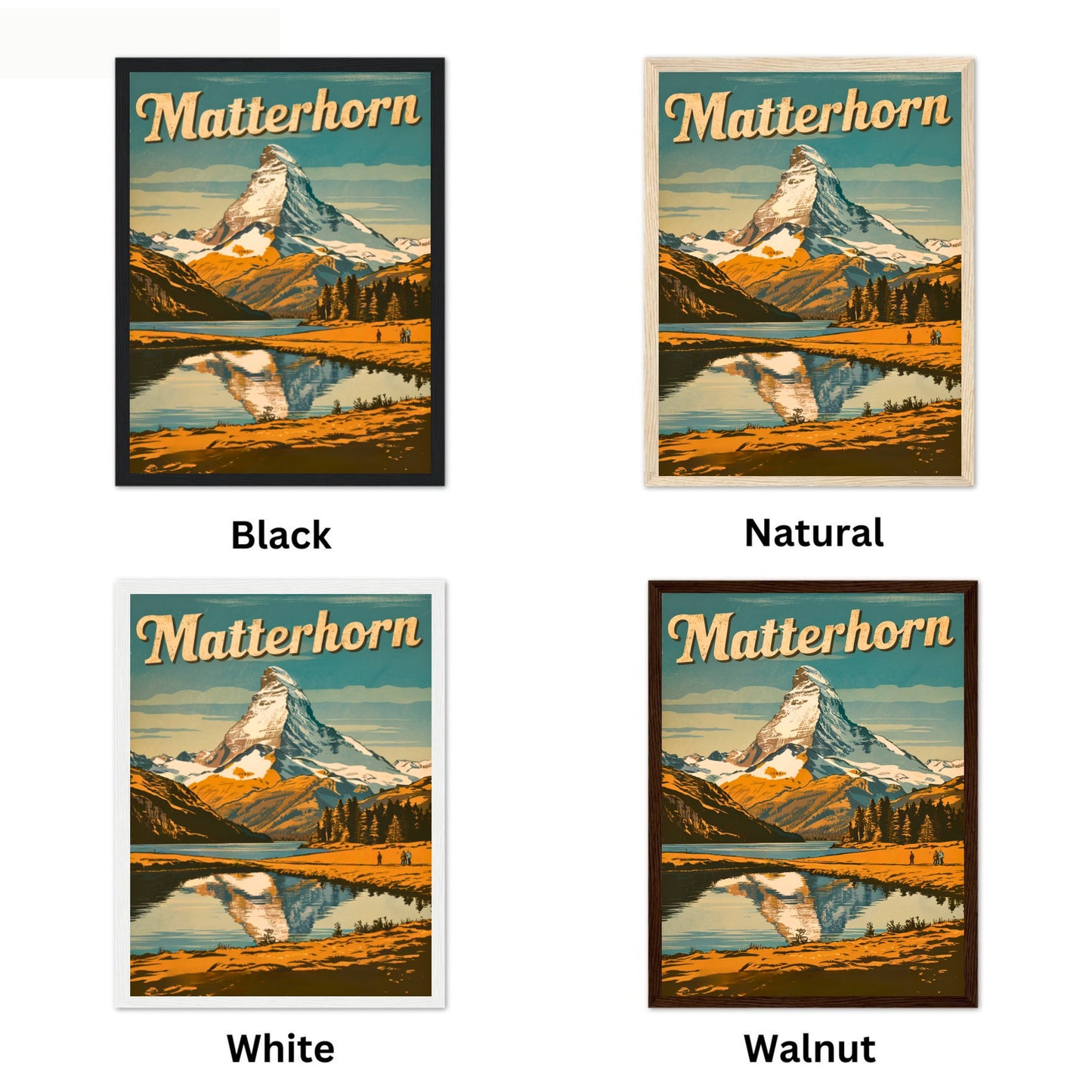 Matterhorn Vintage Travel Poster - Timeless Beauty