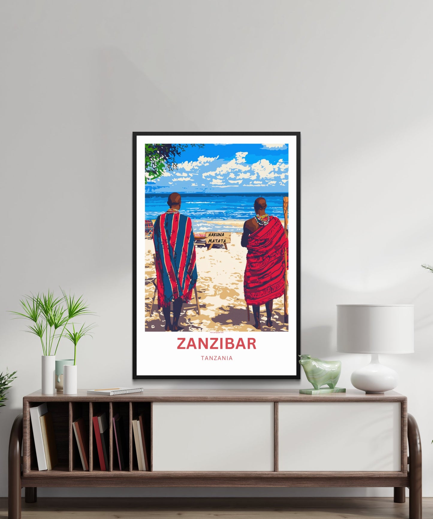 Zanzibar Travel Print - Pristine Beaches