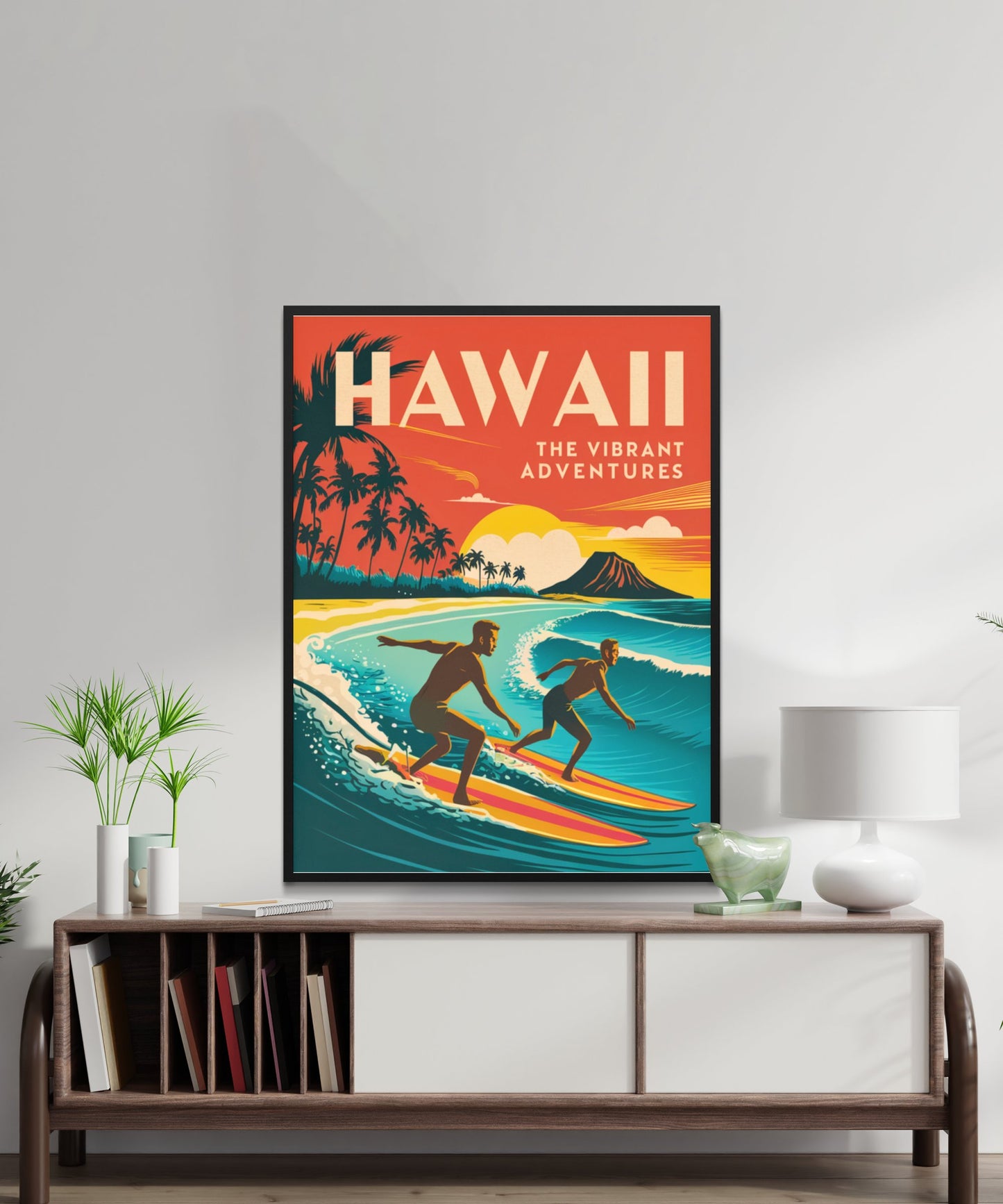 Hawaii Vintage Travel Poster - Aloha Spirit