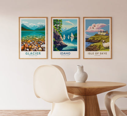 Idaho Travel Poster