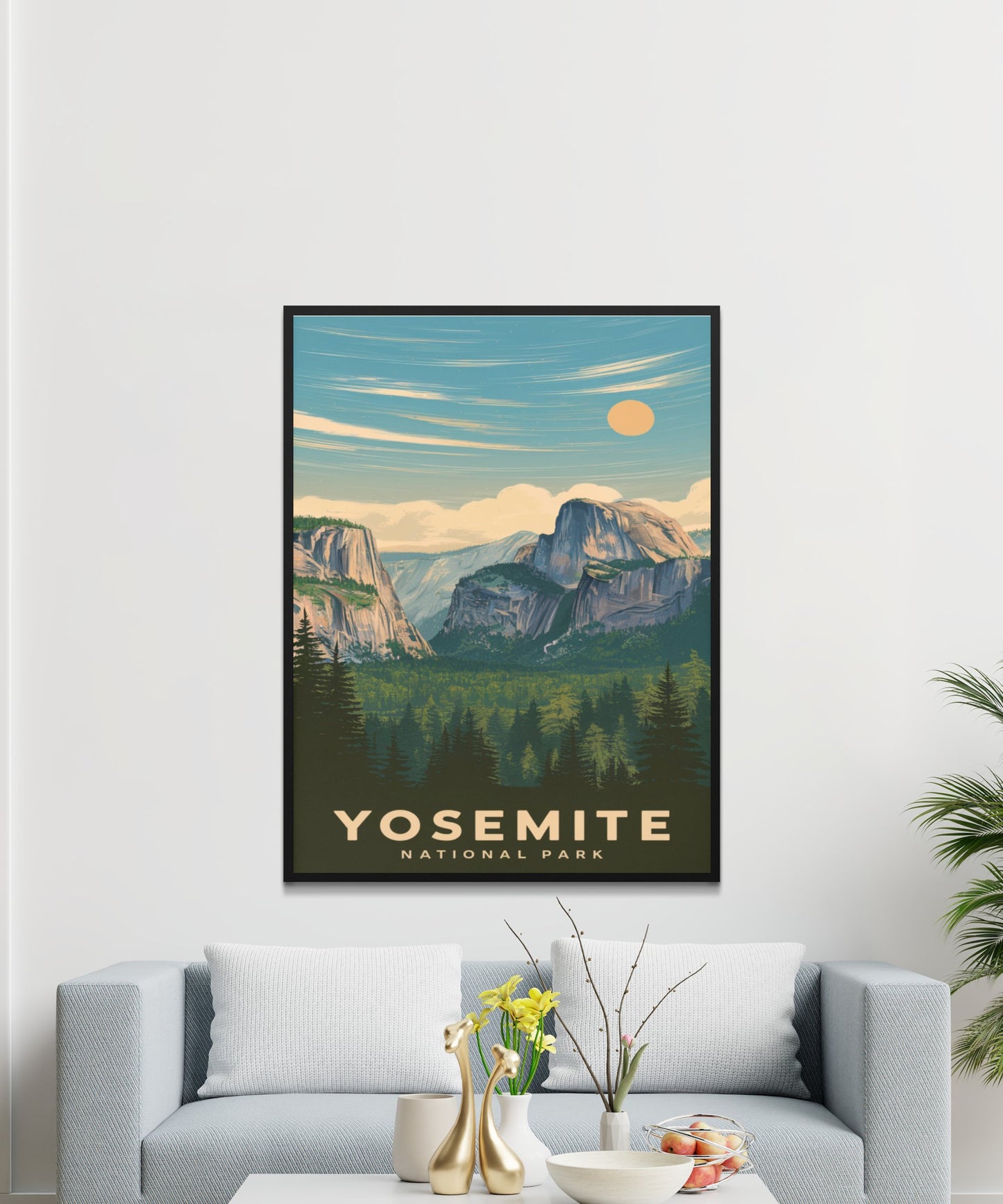 Yosemite Vintage Travel Poster - Majestic Wilderness