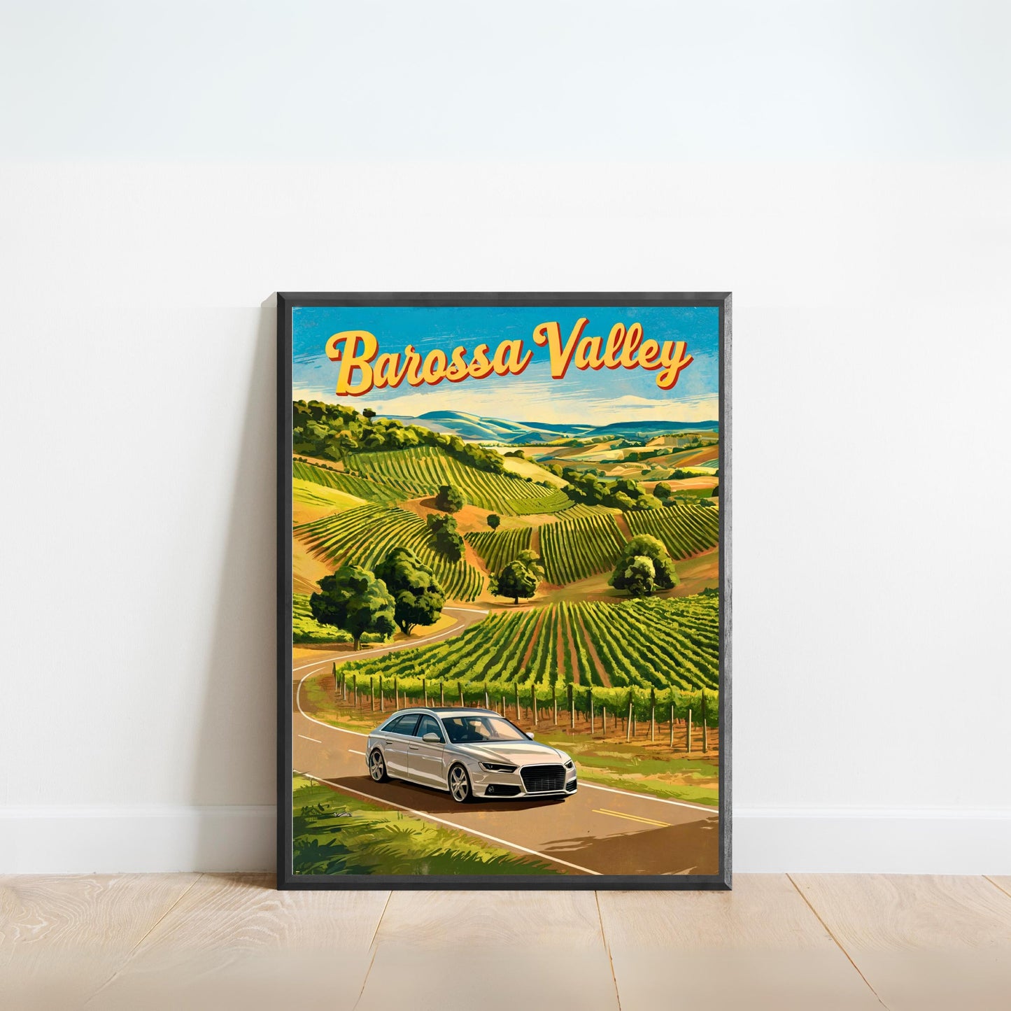 Barossa Valley Vintage Travel Poster