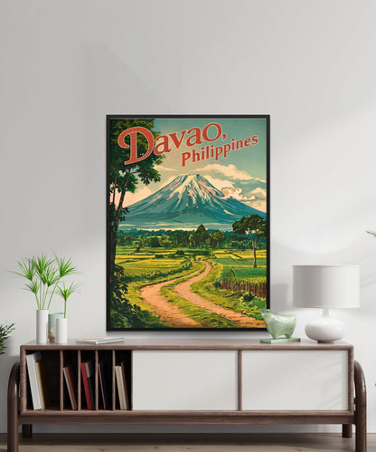 Davao Vintage Travel Poster - Province in the Philippines