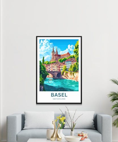 Basel Travel Poster