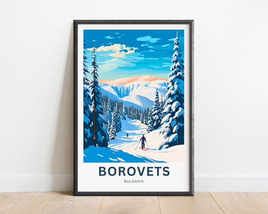 Borovets Travel Poster