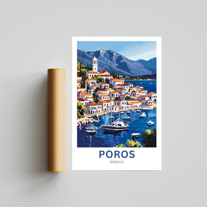 Poros Travel Print