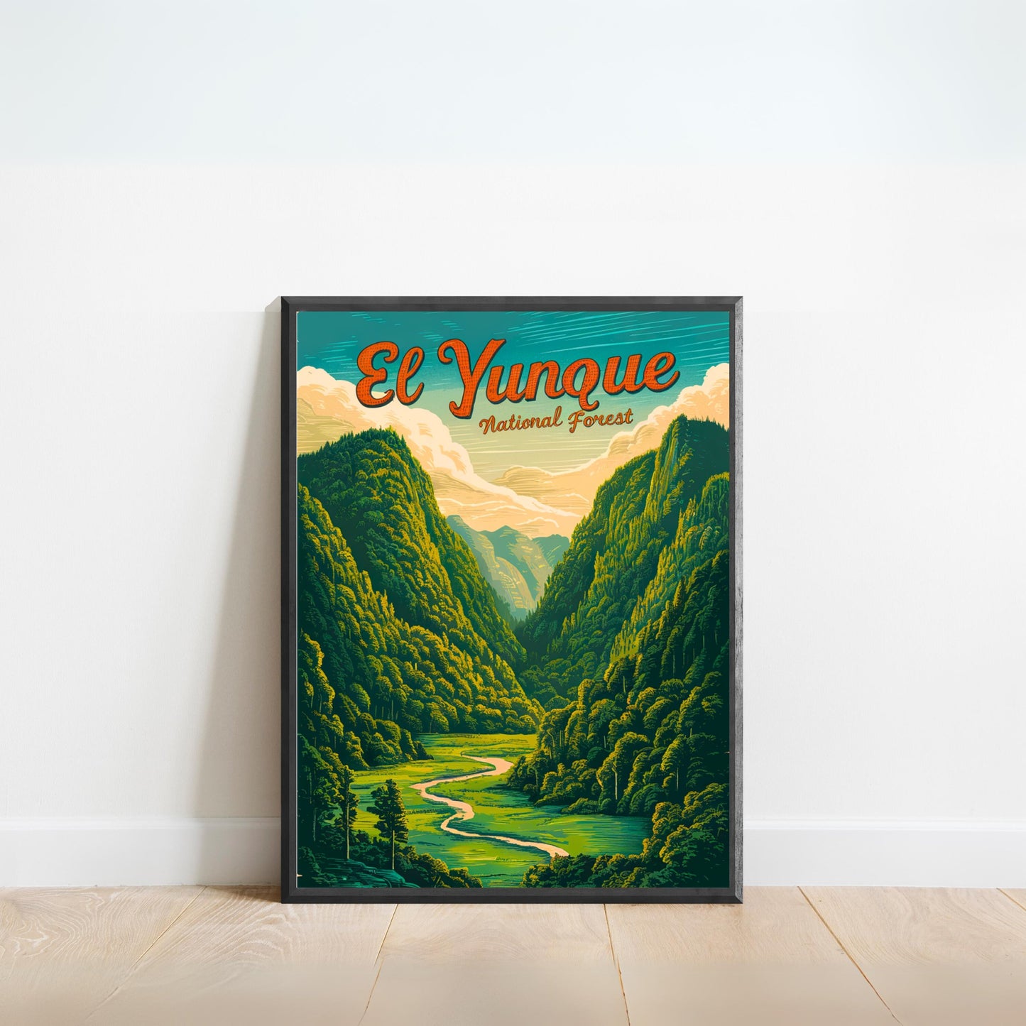 El Yunque Vintage Travel Poster