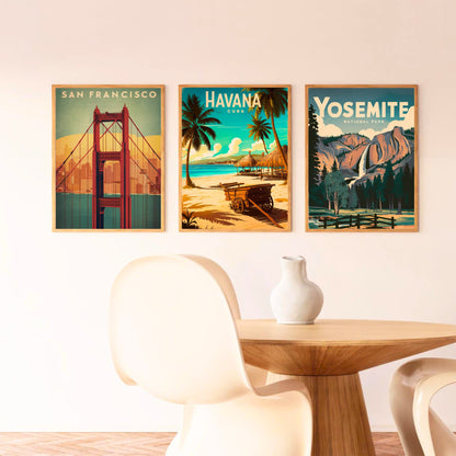 Havana Vintage Travel Poster