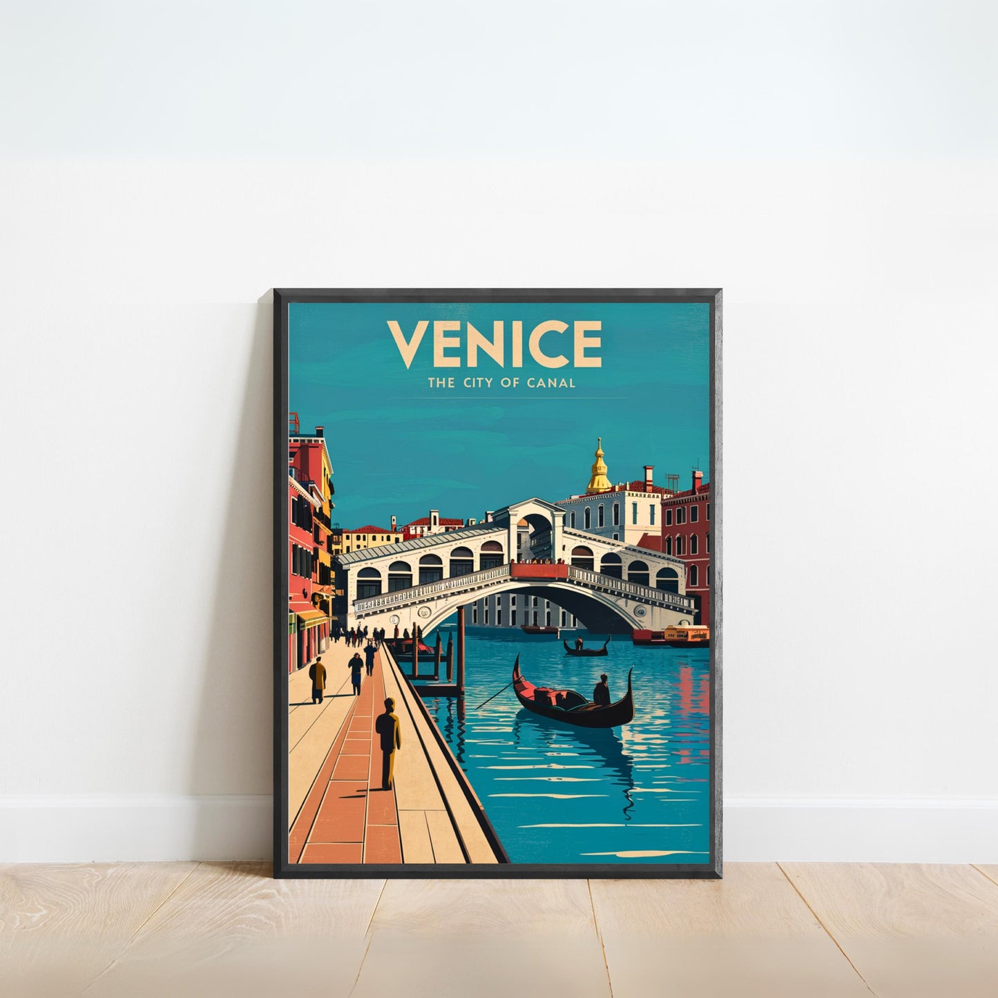 Venice Vintage Travel Poster - Enchanting Waterways