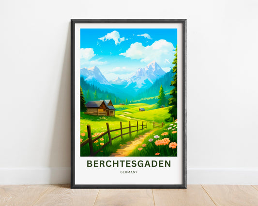 Berchtesgaden Travel Poster