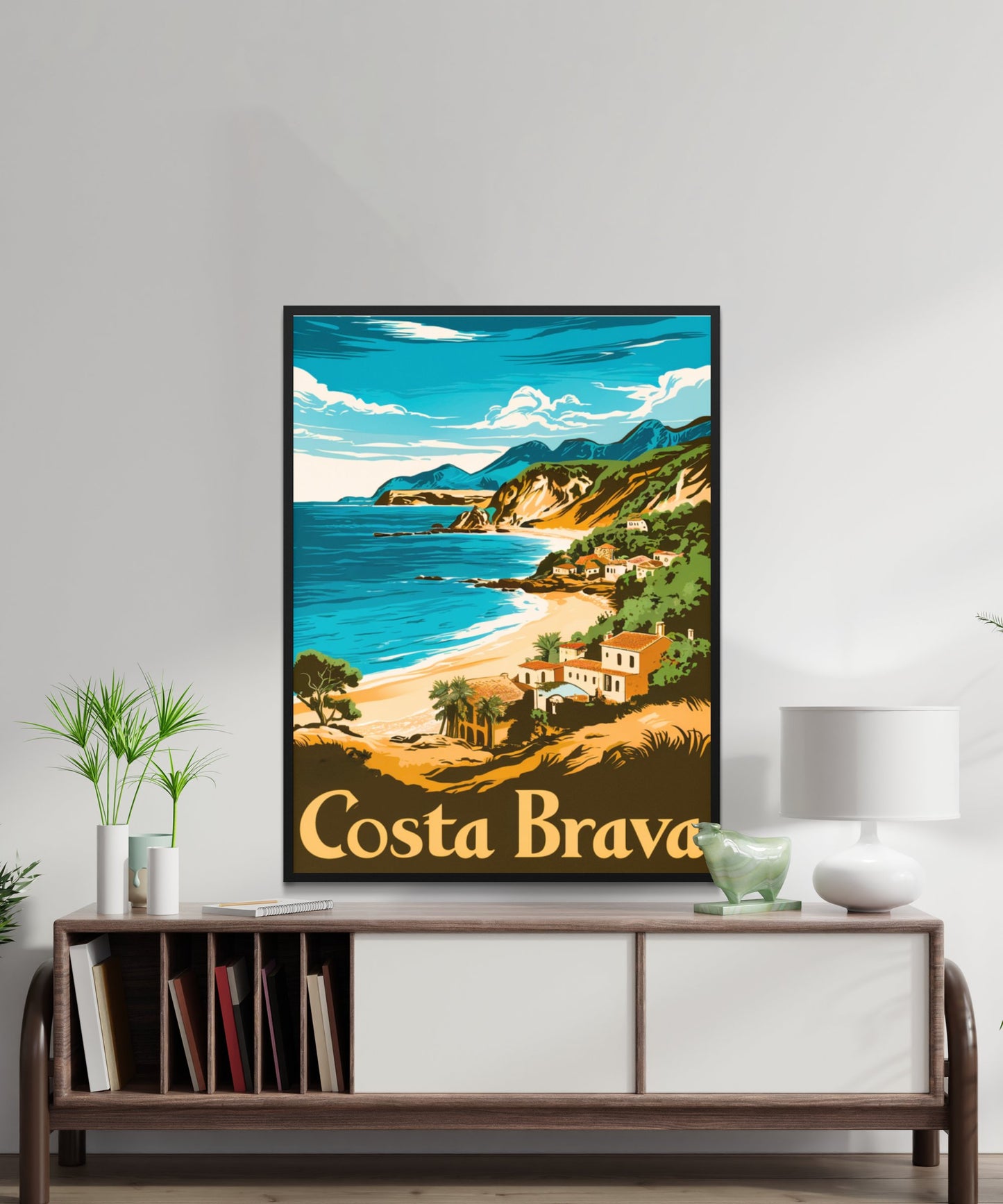 Costa Brava Vintage Travel Poster