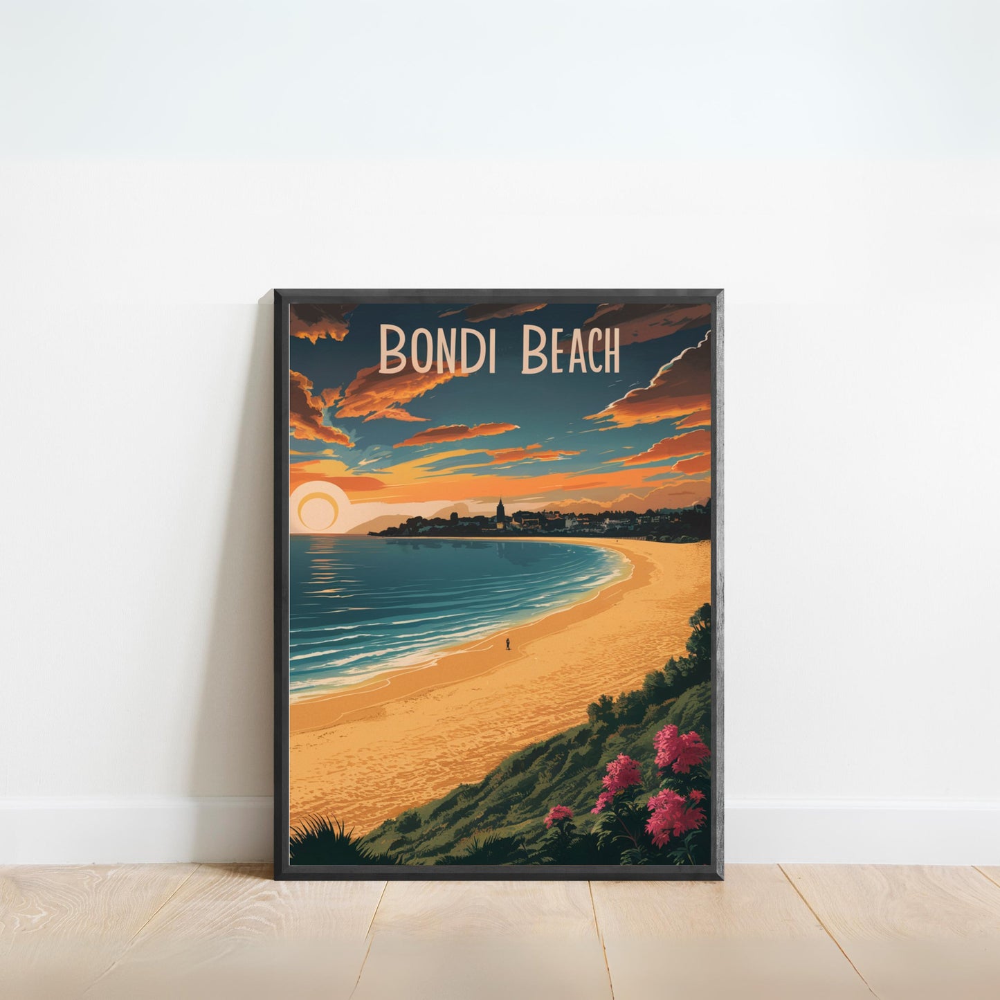 Bondi Beach Vintage Travel Poster- Sun-Kissed Splendor