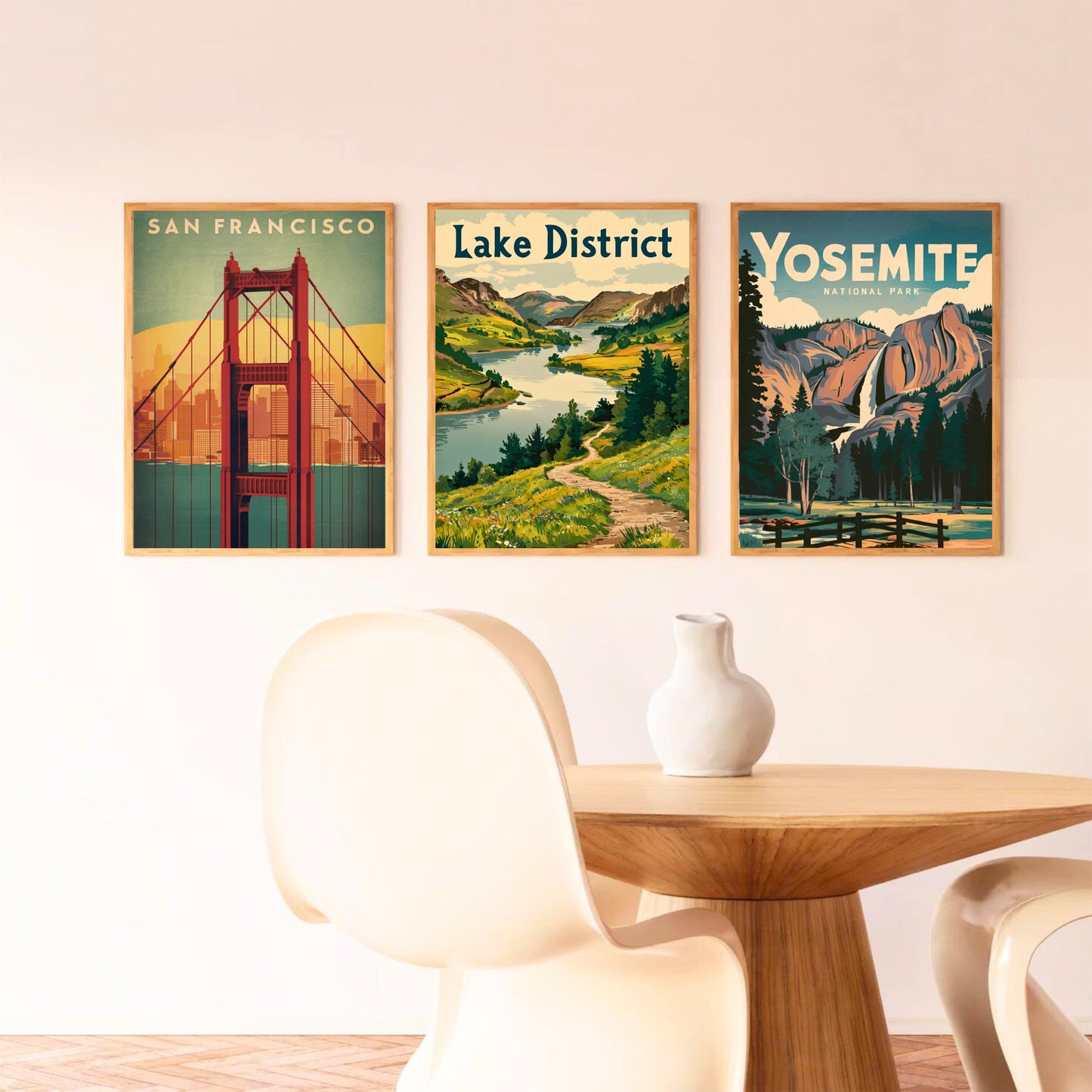 Lake District Vintage Travel Poster - Timeless English Tranquility